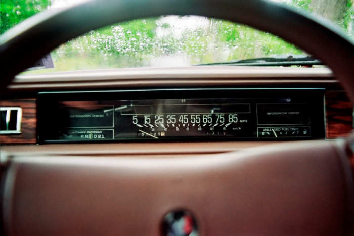 Car speedometer 1980s
